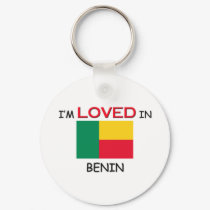 I'm Loved In BENIN keychains