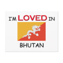 I'm Loved In BHUTAN postcards