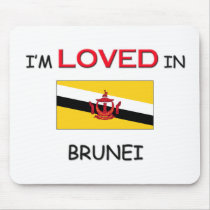 I'm Loved In BRUNEI mousepads