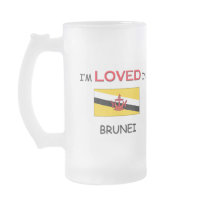I'm Loved In BRUNEI mugs by flagshirt I'm Loved In BRUNEI mugs