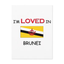 I'm Loved In BRUNEI postcards