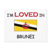 I'm Loved In BRUNEI postcards