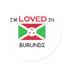 I'm Loved In BURUNDI stickers