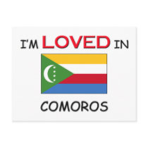 I'm Loved In COMOROS postcards