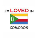 I'm Loved In COMOROS t-shirts