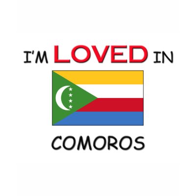 I'm Loved In COMOROS T-shirts by flagshirt