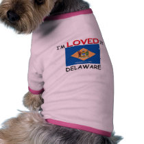 I'm Loved In DELAWARE pet clothing by flagshirt I'm Loved In DELAWARE pet clothing
