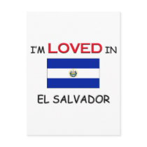 I'm Loved In EL SALVADOR postcards by flagshirt I'm Loved In EL SALVADOR postcards