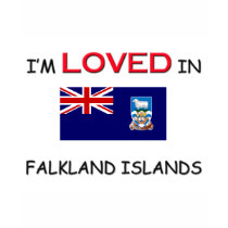 I'm Loved In FALKLAND ISLANDS t-shirts