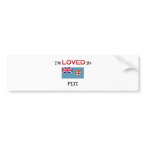 I'm Loved In FIJI bumper stickers by flagshirt I'm Loved In FIJI bumper stickers