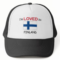 I'm Loved In FINLAND hats