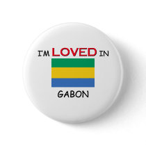 I'm Loved In GABON buttons