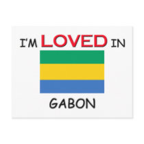 I'm Loved In GABON postcards