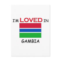 I'm Loved In GAMBIA postcards