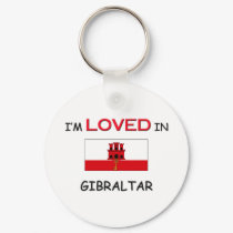 I'm Loved In GIBRALTAR keychains