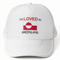 I'm Loved In GREENLAND hats