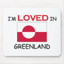 I'm Loved In GREENLAND mousepads