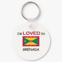 I'm Loved In GRENADA keychains