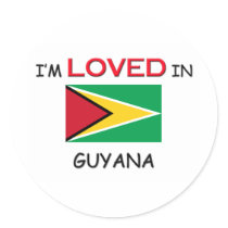 I'm Loved In GUYANA stickers