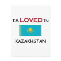 I'm Loved In KAZAKHSTAN postcards