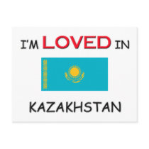 I'm Loved In KAZAKHSTAN postcards