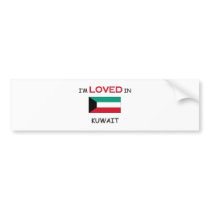 I'm Loved In KUWAIT bumper stickers