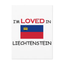 I'm Loved In LIECHTENSTEIN postcards