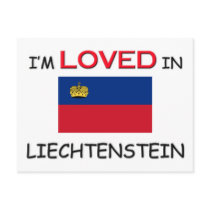 I'm Loved In LIECHTENSTEIN postcards