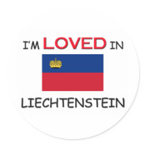 I'm Loved In LIECHTENSTEIN stickers