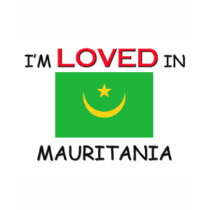 I'm Loved In MAURITANIA t-shirts by flagshirt I'm Loved In MAURITANIA t-shirts
