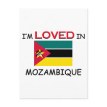 I'm Loved In MOZAMBIQUE postcards by flagshirt I'm Loved In MOZAMBIQUE postcards