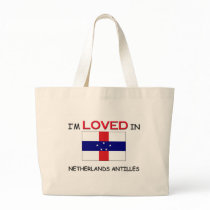 I'm Loved In NETHERLANDS ANTILLES bags by flagshirt I'm Loved In NETHERLANDS ANTILLES bags