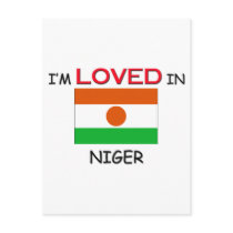 I'm Loved In NIGER postcards by flagshirt I'm Loved In NIGER postcards