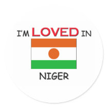 I'm Loved In NIGER stickers