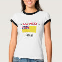 I'm Loved In NIUE t-shirts