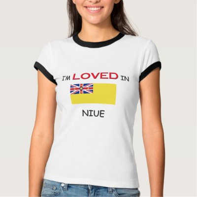 I'm Loved In NIUE T-shirts by flagshirt