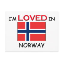 I'm Loved In NORWAY postcards by flagshirt I'm Loved In NORWAY postcards