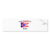 I'm Loved In OHIO bumper stickers