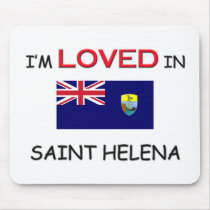 I'm Loved In SAINT HELENA mousepads