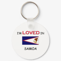 I'm Loved In SAMOA keychains