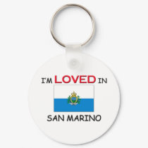 I'm Loved In SAN MARINO keychains