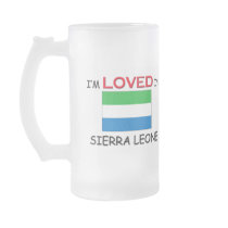 I'm Loved In SIERRA LEONE mugs by flagshirt I'm Loved In SIERRA LEONE mugs