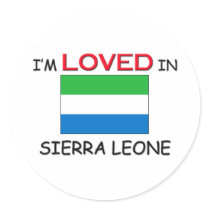 I'm Loved In SIERRA LEONE Sticker