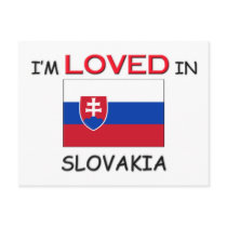 I'm Loved In SLOVAKIA postcards