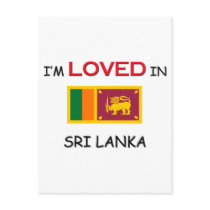 I'm Loved In SRI LANKA postcards
