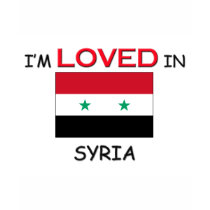 I'm Loved In SYRIA t-shirts