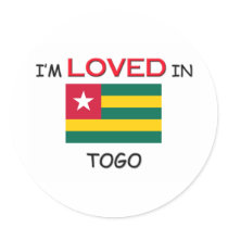 I'm Loved In TOGO stickers