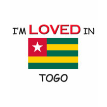 I'm Loved In TOGO t-shirts