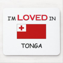 I'm Loved In TONGA mousepads