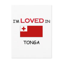 I'm Loved In TONGA postcards
